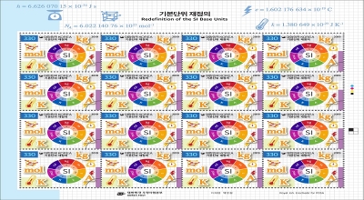 「기본단위 재정의」기념우표 발행
