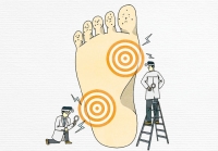 찌릿찌릿 불편한 통증 족저근막염