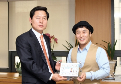 우체국 국제특송 EMS 홍보대사, 김병만 위촉